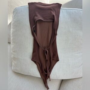 Urban Outfitters Brown Bodysuit